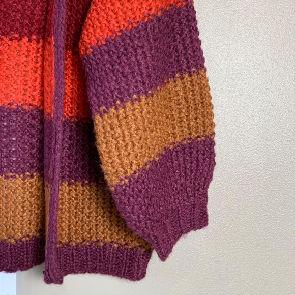 Natural Life Oversized Striped Cardigan Sweater - Picture 13 of 16